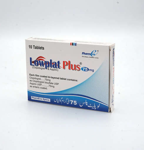 Picture of Lowplat Plus 75mg 10x1s